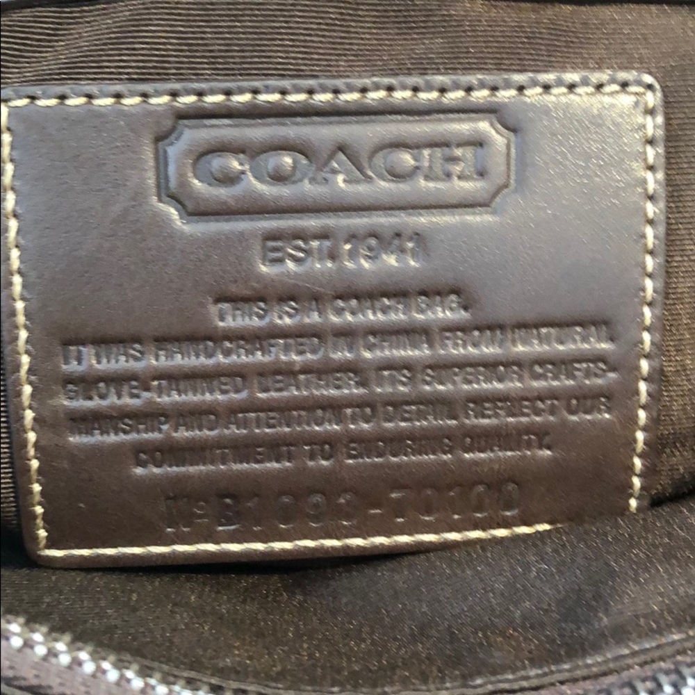 Coach Leather Briefcase - Picture 7 of 7